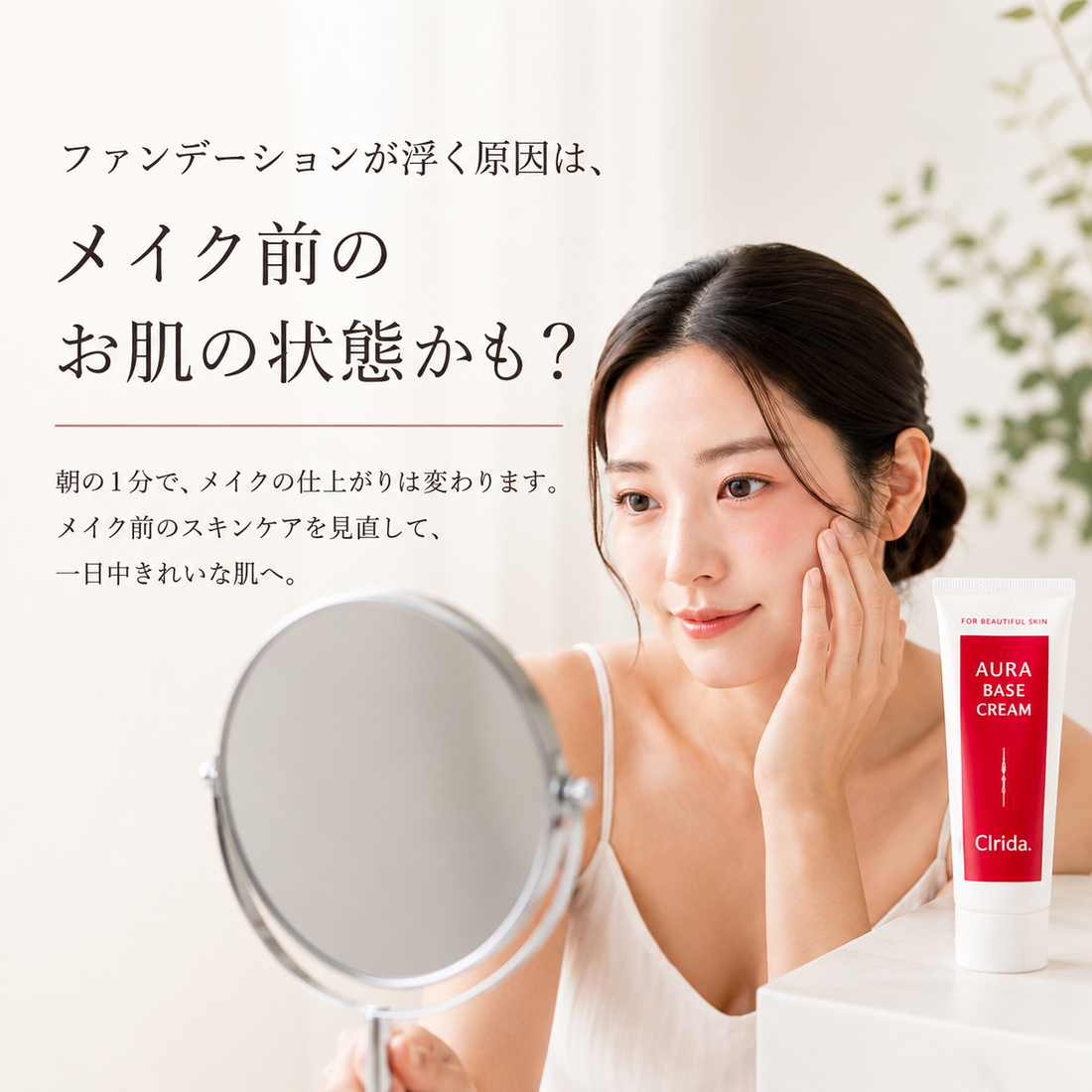 ファンデーションが浮く原因とは？朝の1分で変わるメイク前のスキンケア