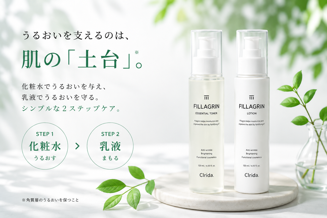 化粧水・乳液だけで、肌の中は満たせる