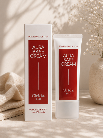 【Clrida】アウラベースクリーム｜化粧下地・自然なツヤ肌仕上げ・韓国コスメ 40ml