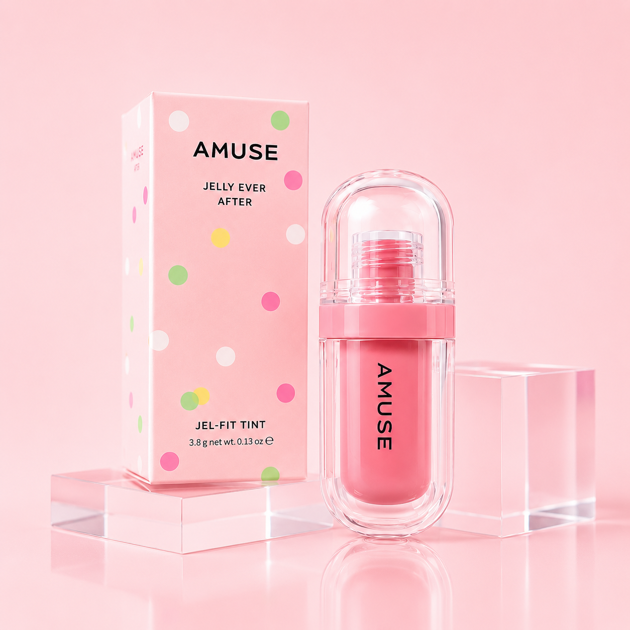 【AMUSE】ジェリーエバーアフター ジェルフィットティント｜高発色・長時間キープ・ヴィーガン 全6色