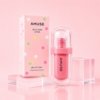 【AMUSE】ジェリーエバーアフター ジェルフィットティント｜高発色・長時間キープ・ヴィーガン 全6色