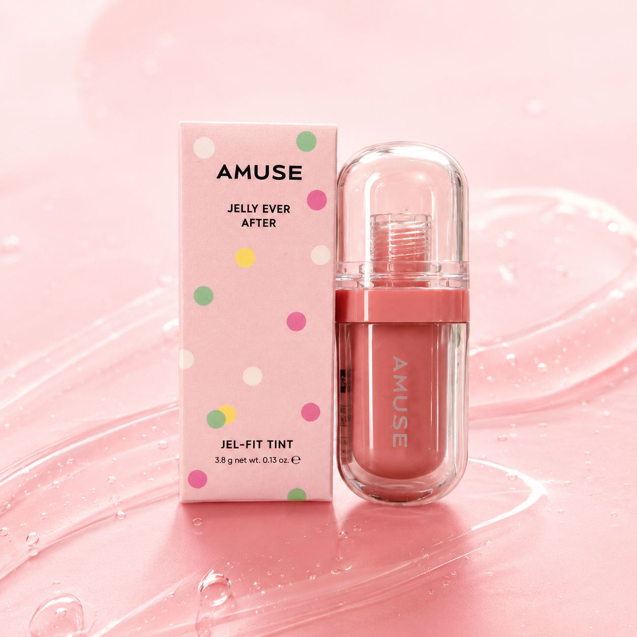 【AMUSE】ジェリーエバーアフター ジェルフィットティント｜高発色・長時間キープ・ヴィーガン 全6色