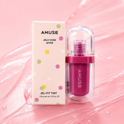 【AMUSE】ジェリーエバーアフター ジェルフィットティント｜高発色・長時間キープ・ヴィーガン 全6色