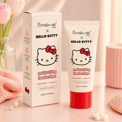 【The Crème Shop × Hello Kitty】モイスチャライジングハンドクリーム｜しっとり保湿・可愛いデザイン 全4種類